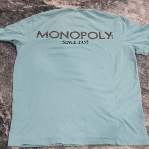 Monopoly Shoe Palace Men's Blue T-Shirt Size Medium